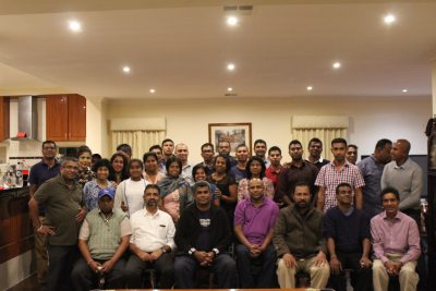 Welcome VC Prof. D M Semasinghe and the team